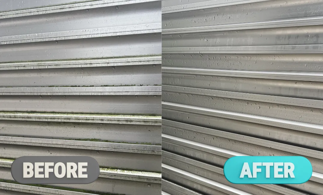 アルミフェンス洗浄